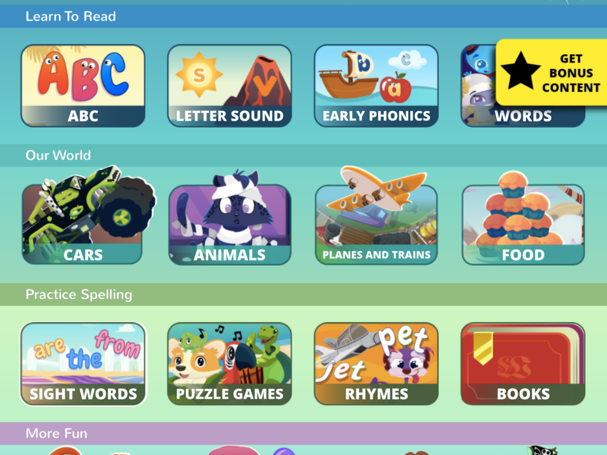 Wonster words app review phonics
